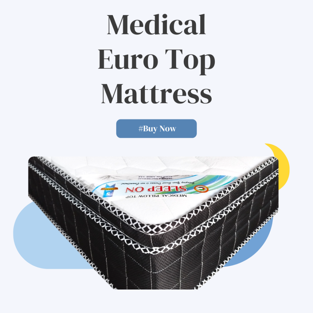 Medical Euro Top Mattress Black