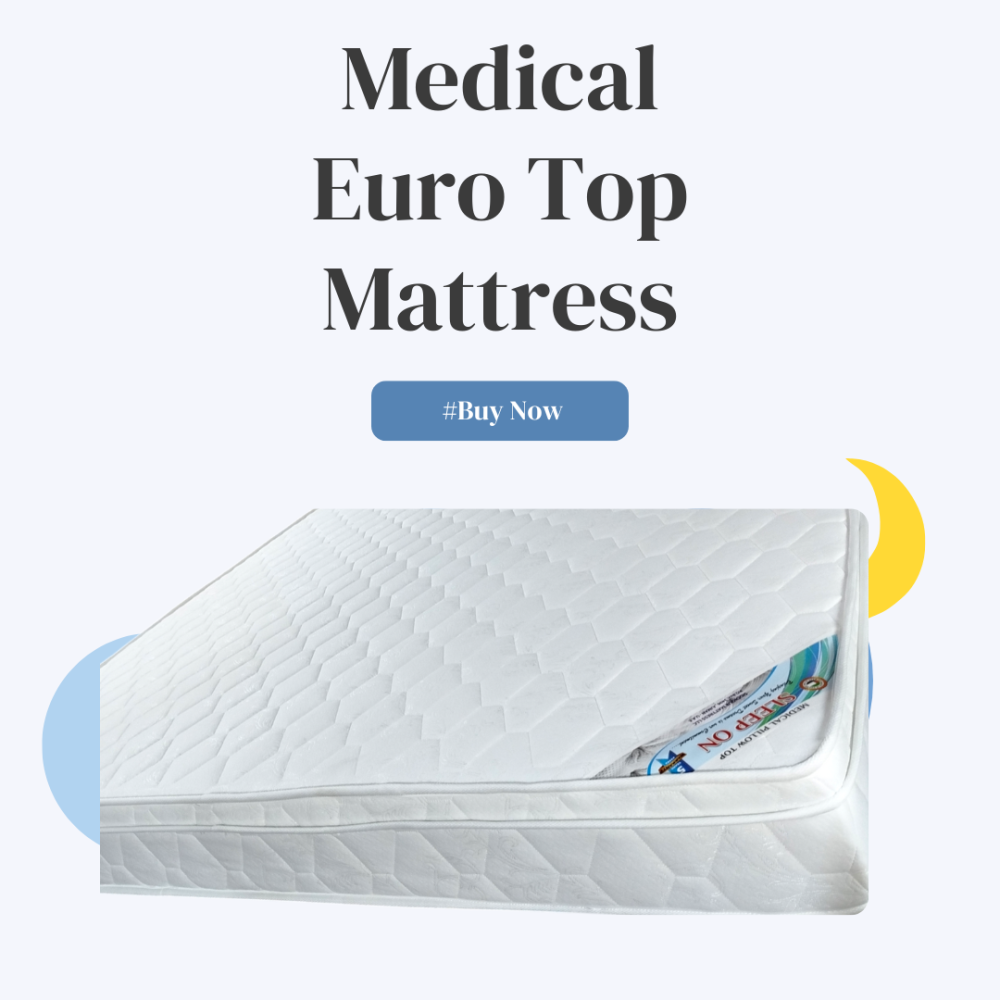 Medical Euro Top Mattress White - Image 4