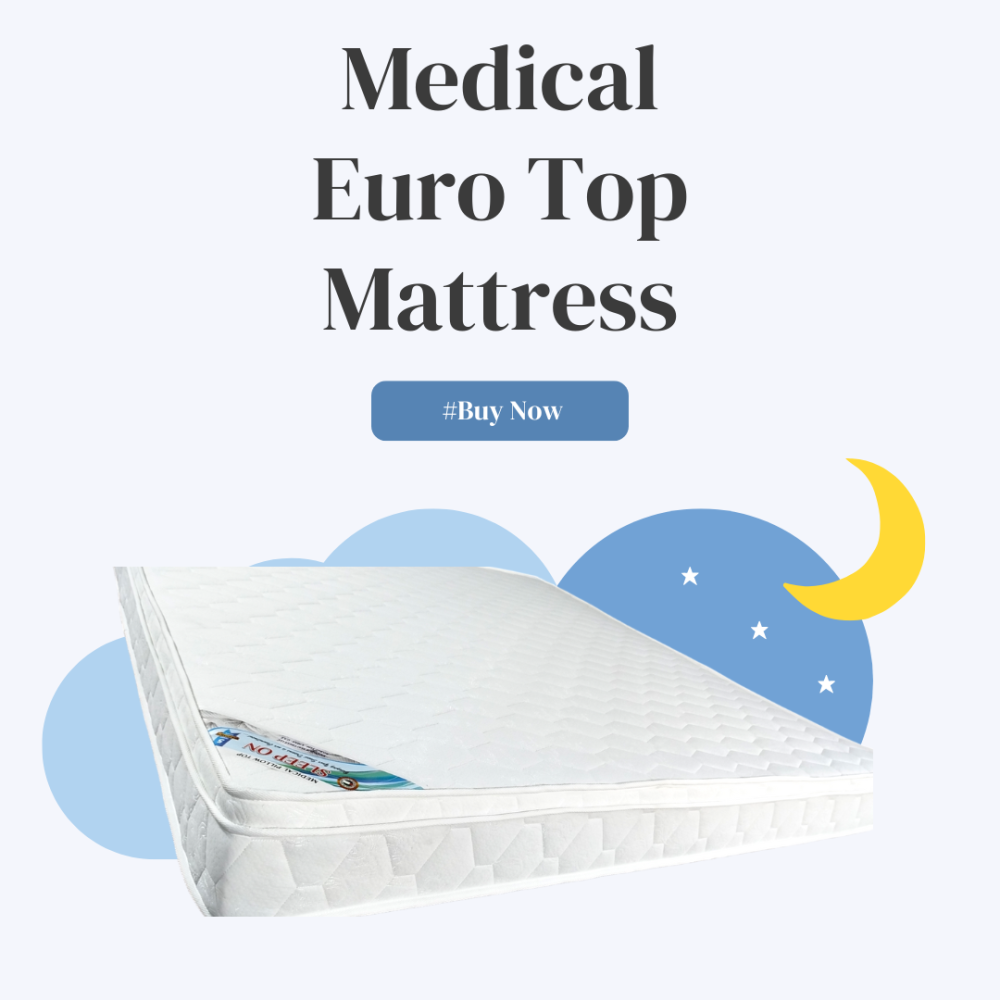 Medical Euro Top Mattress White - Image 2